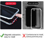 2 in 1 For Iphone X magnetic Phone Case, Mobile Phone glass Cover Shell For Iphone X Magnet Case