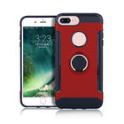 High Quality Soft TPU PC Hybrid Full Protective Shockproof Phone Case with 360 Rotation Ring Holder