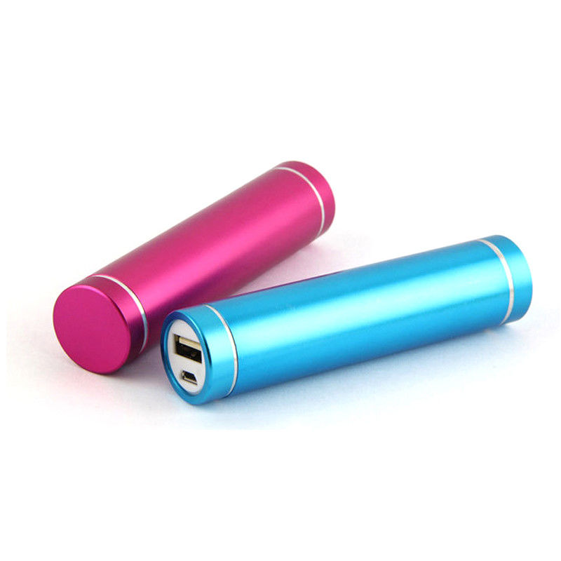 Cheap Power Bank Portable 2600mAh Cylinder PowerBank External Backup Battery Charger Emergency Power Pack Chargers for Gifts
