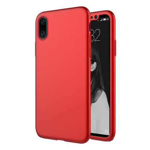 Mobile phone accessories 360 Full cover silicone phone case for iphone X case