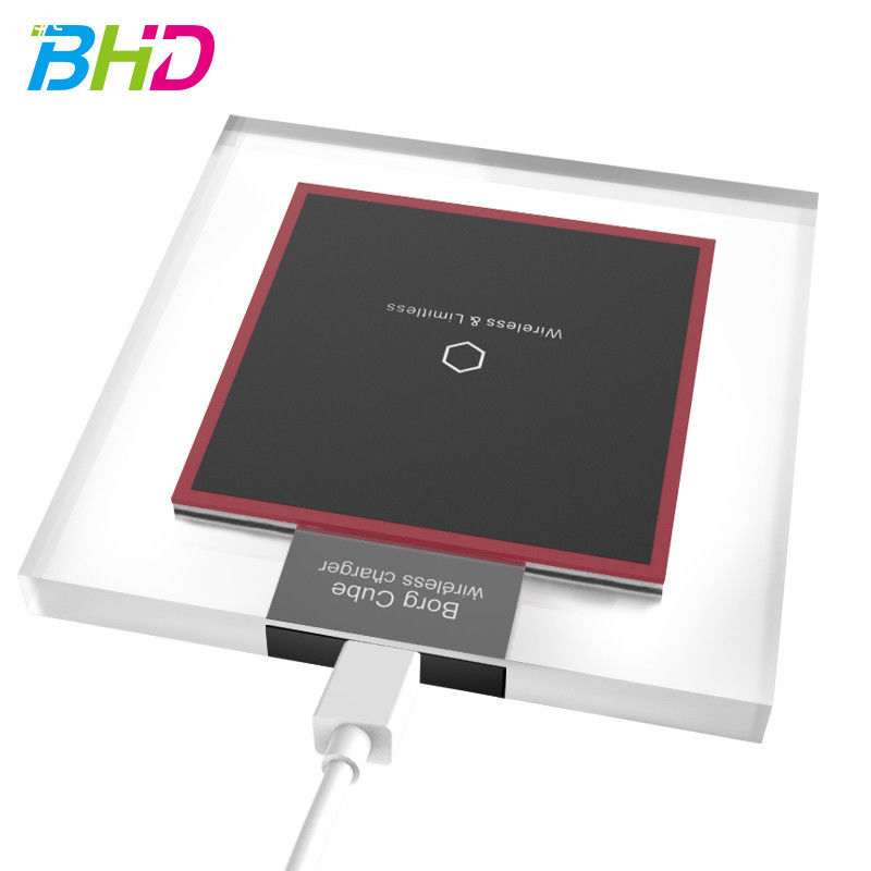 Crystal Charging Pad Qi Wireless Charger for Google Nexus 6 7 for Samsung Galaxy S8 Edge Plus