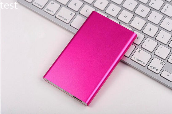Customize colorful logo printing Ultra thin credit card 2600mah portable power bank
